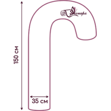 Подушка для беременной J-Комфорт
